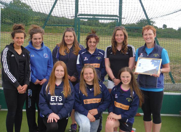 Special award for Fishguard and Goodwick Hockey Club 
